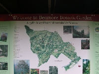 Benmore, Map of the garden