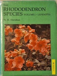 B0023 – The Rhododendron Species – Volume l, The Lepidotes