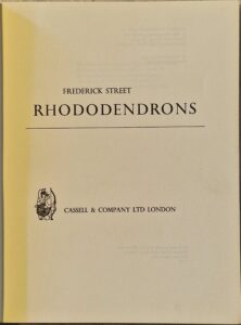 B0054 – Rhododendrons