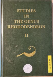 B0080 – Studies in the genus Rhododendron vol. 1 + 2