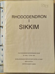 B0085 – Rhododendron i Sikkim