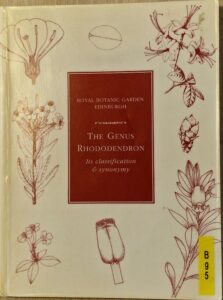 B0095 – The genus Rhododendron. Its classification & synonymy