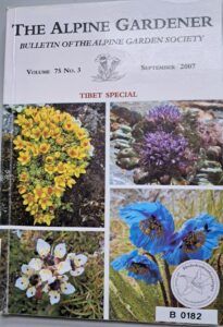 B0182 – The Alpine Gardener – Tibet special