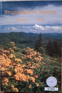 B0194 – Rhododenddron Species Fundation volume 1 2006