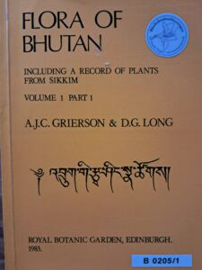 B0205 – Flora of Bhutan i 5 bind