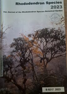 B0217 – Rhododendron Species Yearbook 2010-2023