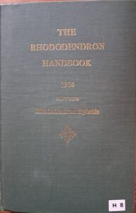 H08 – RHS 1964 The Rhododendron Handbook , part two – Rhododendron Species