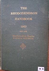 H09 – RHS 1967 The Rhododendron handbook, part one Rhododendron Hybrids
