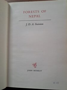 H15 – Forrst of Nepal. John Murray publ 1972