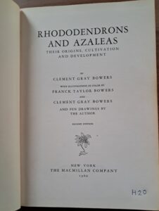 H20 – Rhododendron and Azaleas, 2. ed
