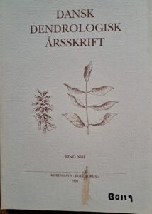 B0119 – Dansk Dendrologisk Årsskrift 1974 til og med 1995