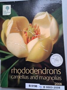 B0190 – Rhododendrons, camellias and magnolias 2008 yearbook
