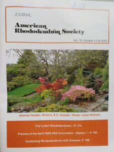 A28 – Quarterly Bulletin American Rhododendron Society