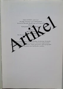 A01 – The Effect of Phosphorus on Flower-Bud Formation